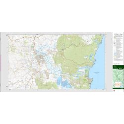 Bega 1:25k NSW Topo Map 8824-1S