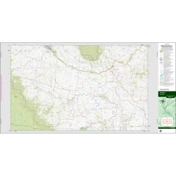 Bemboka 1:25k NSW Topo Map 8824-4S