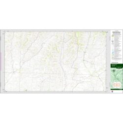 Berenderry 1:25k NSW Topo Map 8934-3S