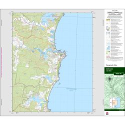 Bermagui 1:25k NSW Topo Map 8925-3S