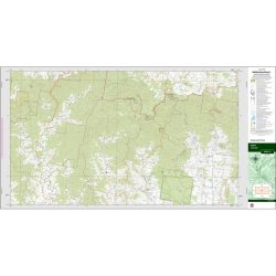 Bobin 1:25k NSW Topo Map 9334-1S