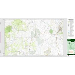 Bombala 1:25k NSW Topo Map 8724-3S