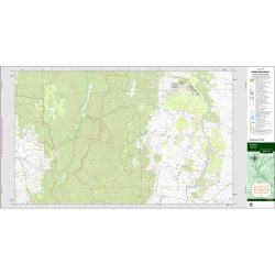 Bombay 1:25k NSW Topo Map 8827-3S