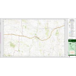 Bookham 1:25k NSW Topo Map 8628-3N