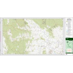 Bowman 1:25k NSW Topo Map 9234-2S