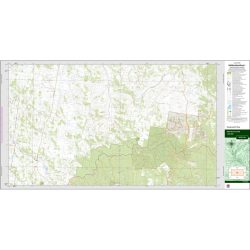 Branga Plains 1:25k NSW Topo Map 9235-3N