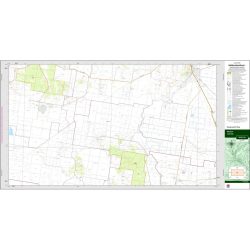 Breeza 1:25k NSW Topo Map 8935-2N