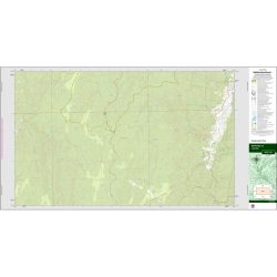 Brindabella 1:25k NSW Topo Map 8627-3S
