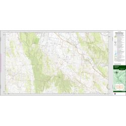 Broombee 1:25k NSW Topo Map 8832-4S