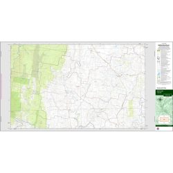Bukalong 1:25k NSW Topo Map 8724-3N