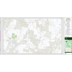 Burraga 1:25k NSW Topo Map 8830-3S