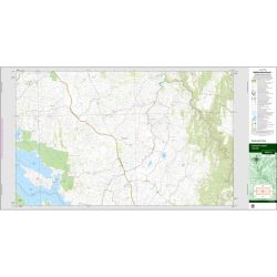 Caddigat Creek 1:25k NSW Topo Map 8625-1N