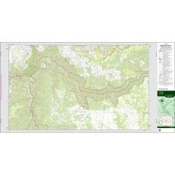 Caoura 1:25k NSW Topo Map 8928-3N