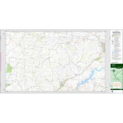 Carcoar 1:25k NSW Topo Map 8730-4N