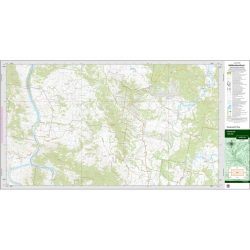 Carnham 1:25k NSW Topo Map 9439-3N