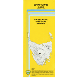 D'Arcys 1:25k Topo Map