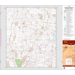 Hatfield 1:100k NSW Topo Map 7630