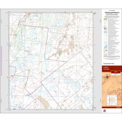 Kango 1:100k NSW Topo Map 7737