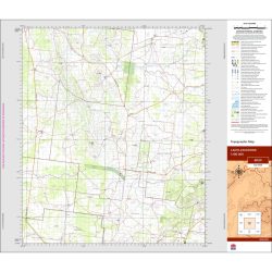 Lachlan Downs 1:100k NSW Topo Map 8033