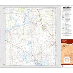 Lower Lila 1:100k NSW Topo Map 8038