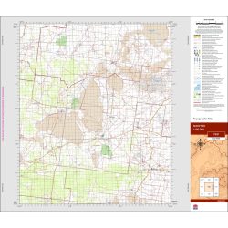 Manfred 1:100k NSW Topo Map 7631