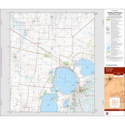 Menindee 1:100k NSW Topo Map 7333