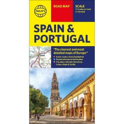 Philip's Spain and Portugal Road Map 9781849077507