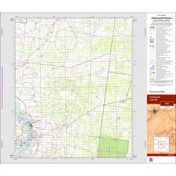 Pooncarie 1:100k NSW Topo Map 7431