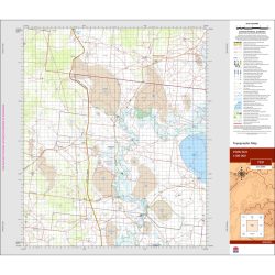 Popiltah 1:100k NSW Topo Map 7231